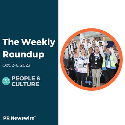 PR Newswire Weekly People & Culture Press Release Roundup, Oct. 2-6, 2023. Photo provided by United Airlines. https://prn.to/3PLYbFI