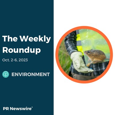 PR Newswire Weekly Environment Press Release Roundup, Oct. 2-6, 2023. Photo provided by Revive & Restore. https://prn.to/3F04e4L