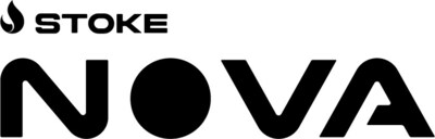 This is the black on white logo for Nova, Stoke Space's 100 percent rapidly reusable rocket. If you need logos in other formats, please contact media@stokespace.com
