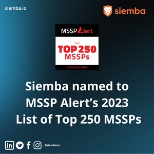 Siemba named to MSSP Alert's 2023 List of Top 250 MSSPs