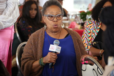 Juanita Jennings attend the Arise And Shine brunch. Photo credit: Aliya Dyson