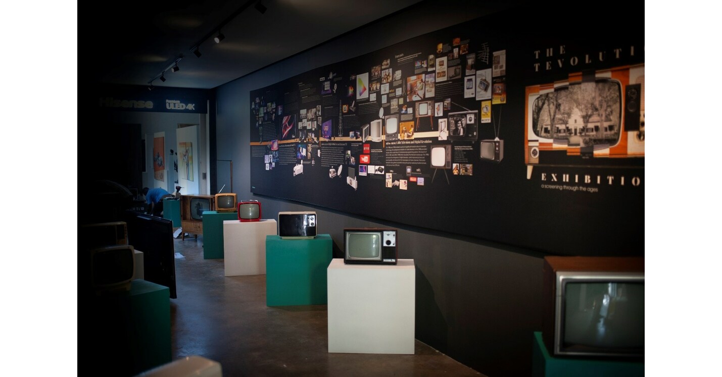 Hisense presents The Tevolution Exhibition - an Evolution of Television Through the Ages at the Grande Provence Heritage Wine Estate in Franschhoek, South Africa