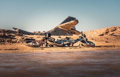 Airplane Crash with Christini AWD Bikes