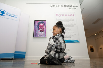 This week the organizations unveiled the portrait of 4-year-old Kynnedi Sturges, who is thriving and keeping her care team on their toes as she lives with sickle cell anemia type SS.