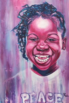 Kynnedi’s portrait, painted by North Little Rock artist Rex DeLoney, will become a fixture of an international traveling art exhibit featuring portraits of kids touched by rare disease disorders.