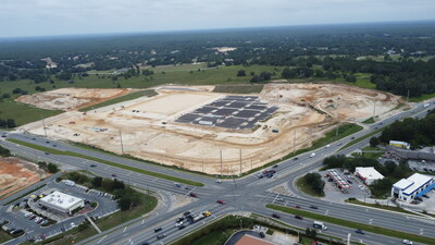 Overhead look at The Shoppes at Black Diamond development by Ferber Company