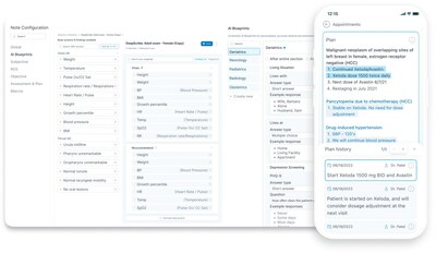 DeepScribe’s Customization Studio empowers clinicians and health systems with the tools they need to meet compliance standards and push strategic initiatives forward.