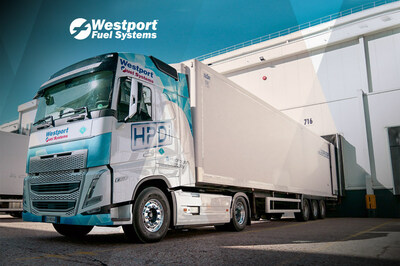 Westport H2 HPDI™ fuel system-equipped demonstration truck