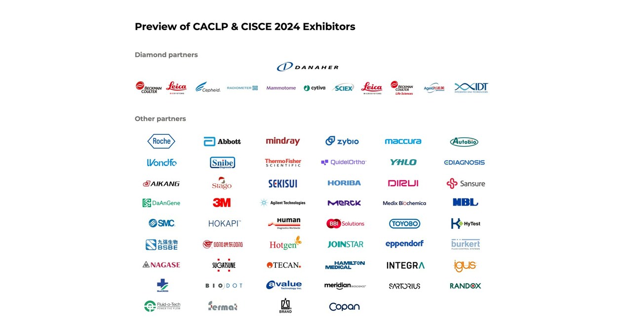 Over 1,100 exhibitors commit to attend 2024 China Association of Clinical Laboratory Practice Expo (CACLP) and China IVD Supply Chain Expo (CISCE)