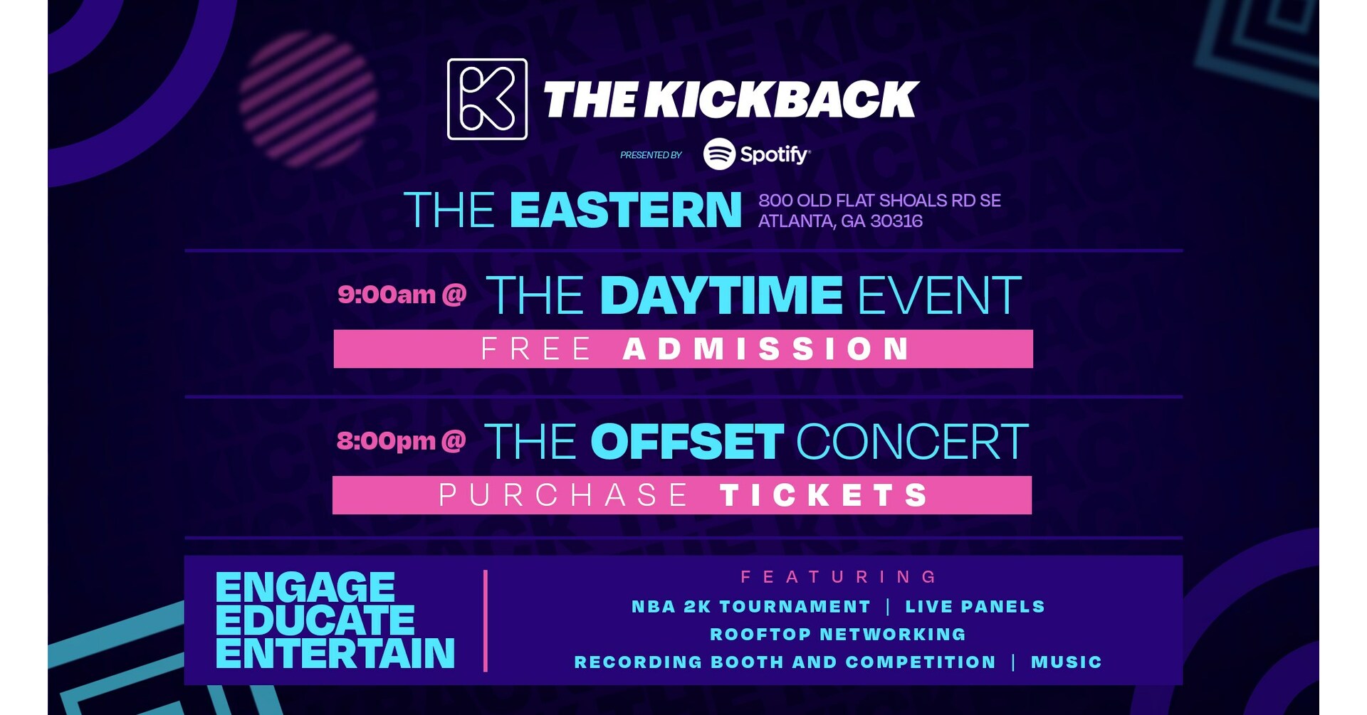 Offset's Grammy Nominated Superstar Headlines 'The Kickback' an Entertainment, Media