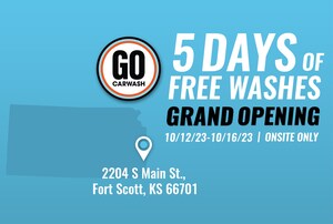 GO Car Wash Celebrates the Grand Opening of its Fort Scott Location with Discounted Wash Services
