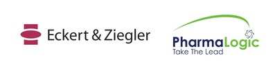 Logos for Eckert & Ziegler and PharmaLogic Holdings Corp