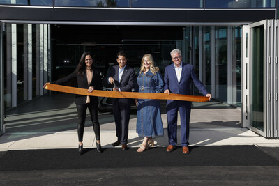 (left to right) Claudia Marquez, chief operating officer, Genesis Motor North America, Jos Muoz, president and CEO, Genesis Motor North America, Keri Lanzavecchia, customer experience manager, Genesis of Cherry Hill, Peter Lanzavecchia, president/owner, Genesis of Cherry Hill