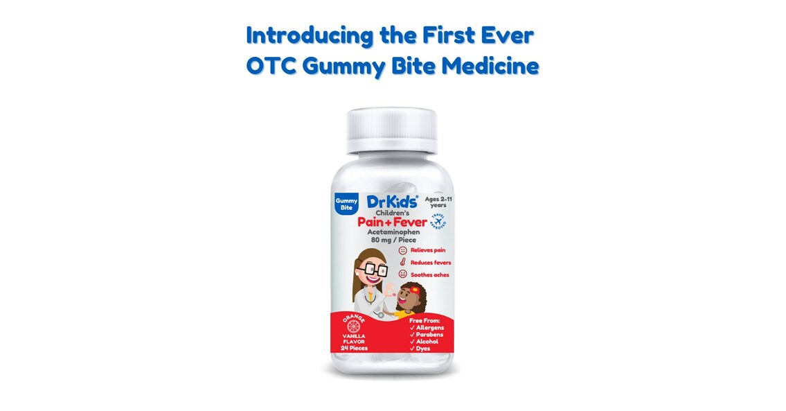 DrKids® Debuts the First Ever Acetaminophen Gummy Bite for Children