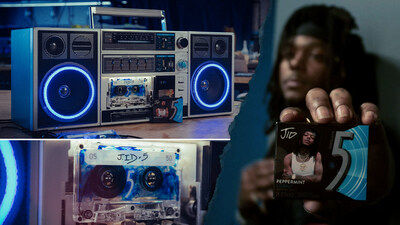 5 gum and J.I.D honor 50th Anniversary of Hip Hop with new track inspired by iconic artists from the genre, available exclusively on five vintage Boomboxes, set to play the song only 5 times in a lifetime.