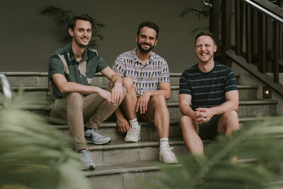 UsabilityHub rebrands to Lyssna. (L-R) Co-founders Tristan Gamlis, Mateja Milosavljevic (CEO) and Nicholas Firth-McCoy (PRNewsfoto/Lyssna)