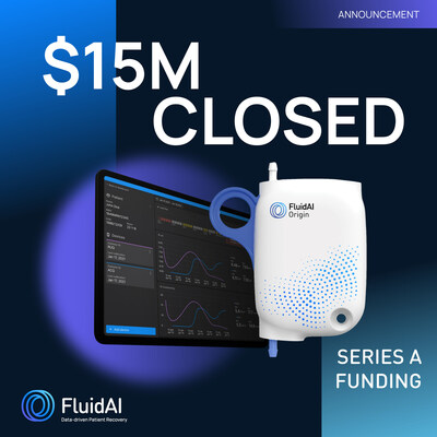 FluidAI Medical Announces $15M in Series A Funding for AI-Driven Postoperative Monitor at HLTH 2023 (CNW Group/Fluid AI Medical)