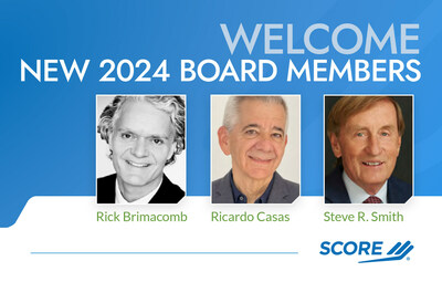 SCORE welcomes three new members to the Board of Directors.