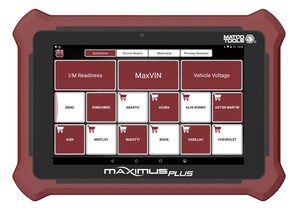 Matco Tools Launches Fast, Flexible and Intelligent New Diagnostic Scan Tool - The Maximus Plus