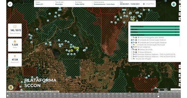 Efici&ecirc;ncia das a&ccedil;&otilde;es de Seguran&ccedil;a P&uacute;blica e Meio Ambiente no estado de Mato Grosso tem aumento de 660% com a RedeMAIS