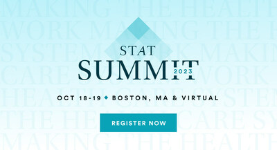 STAT Summit 2023. October 18-19 in Boston, MA and Virtual.