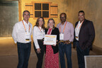 Masha Sedova, Co-founder and President of Elevate Security, accepting the award from the Innovate CISO Advisory Board.