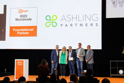 Ashling Partners recognized as a 2023 Global UiPath Partner of the Year