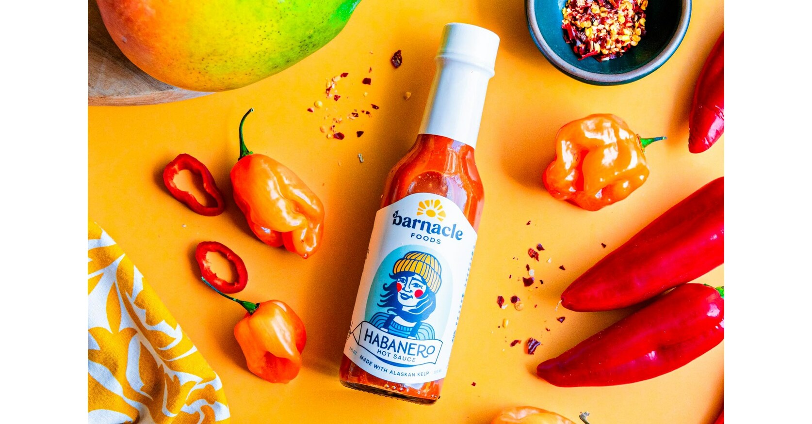 Barnacle Foods Launches Habanero Hot Sauce made with Alaska-grown Kelp