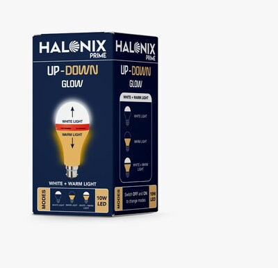 Halonix - Up-Down Glow LED Bulb (White & Warm Light)