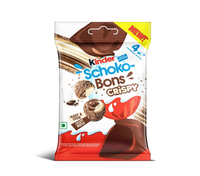 Ferrero India Introduces Kinder Schoko-Bons Crispy: A Delicious Treat that  celebrates Fun Moments of Bonding