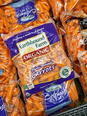 Meijer announced today it is the first retailer nationwide to carry Earthbound Farm Organic Mini Peeled Carrots – packaged by Bolthouse Farms in compostable bags.
