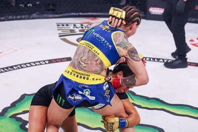 Monster Energy’s Cris Cyborg Knocks Out Cat Zingano to Defend Women’s Featherweight Championship Title at Bellator 300
