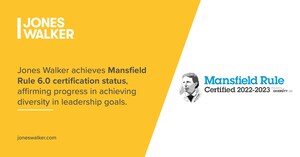 Jones Walker Achieves Mansfield Certification Status