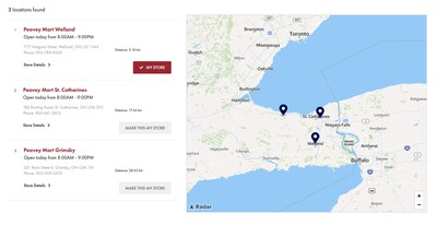 Peavey Mart Selects Radar to Power Their Store Locator