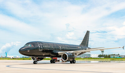 The first aircraft for Beond, the world's first premium leisure airline.