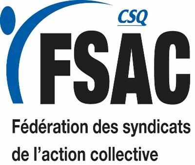 Logo FSAC-CSQ (Groupe CNW/Fdration des syndicats de l'action collective (FSAC-CSQ))