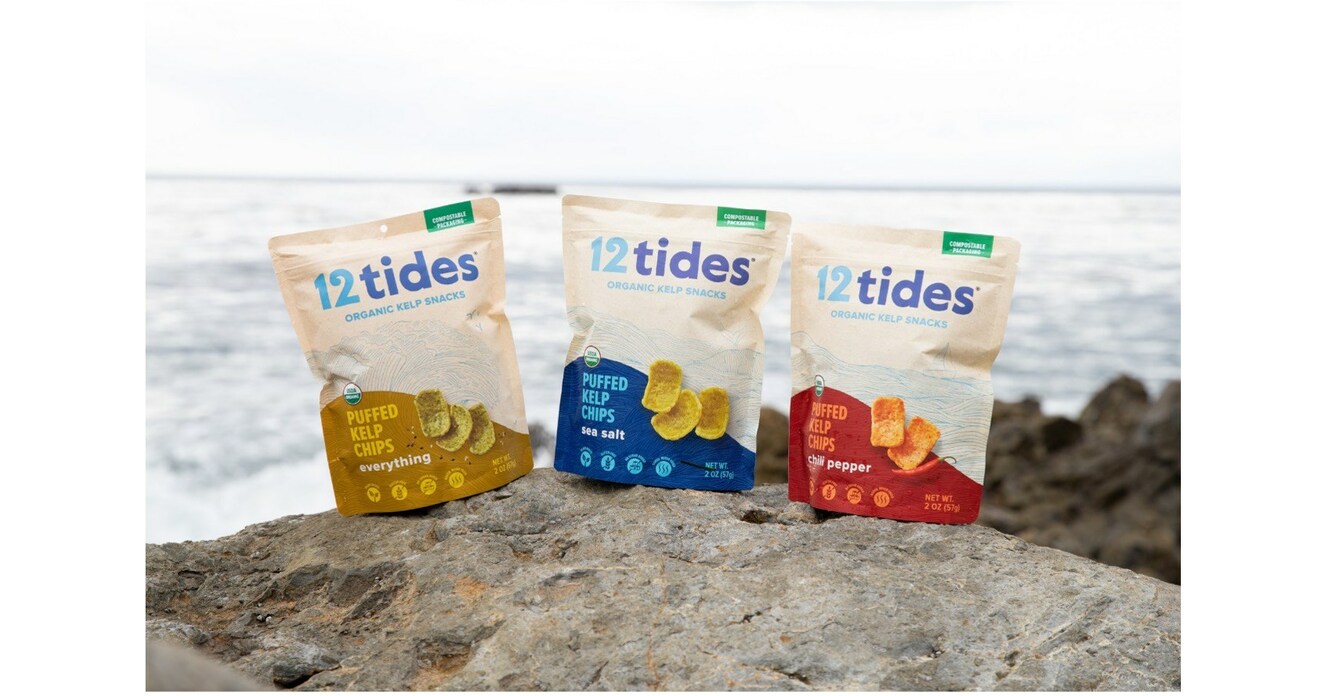 12 TIDES BRINGS OCEAN-FARMED KELP TO SNACK AISLES NATIONWIDE WITH WHOLE ...