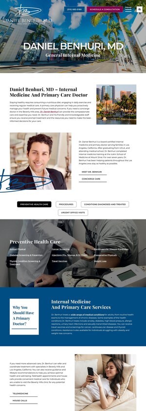 Los Angeles Testosterone Replacement Therapy is Now Offered Through Daniel Benhuri, MD, at his Top Beverly Hills Clinic