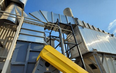 A Skyven heat recovery system at California Dairies Inc, one of six decarbonization projects recently implemented with public-private funding.