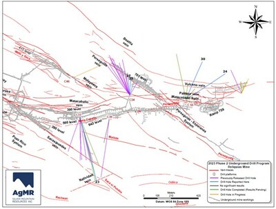 Figure 1: Drill Hole Location Map of Phase 2 of the 2023 Drill program (CNW Group/Silver Mountain Resources Inc.)