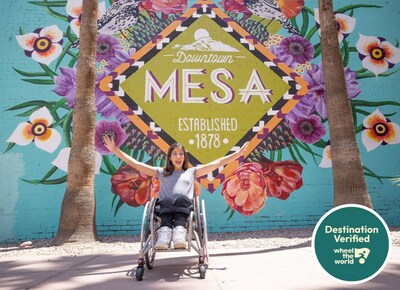 Mesa, Arizona is the first city worldwide to receive the Destination Verified Seal from Wheel the World.