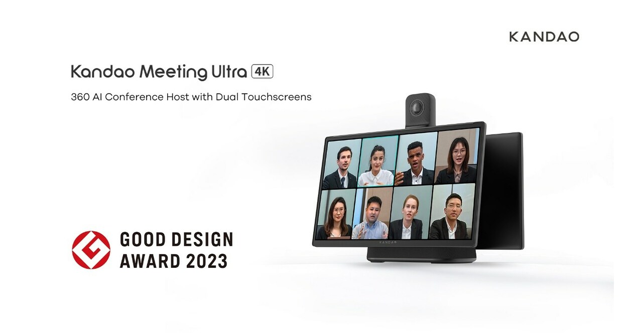 Kandao Meeting Ultra als umfassende eigenst&auml;ndige Videokonferenzl&ouml;sung mit dem Good Design Award 2023 ausgezeichnet