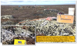 NORTH ARROW REPORTS NEW SPODUMENE MINERALIZED PEGMATITE DISCOVERIES AT LDG AND MACKAY PROJECTS, NWT