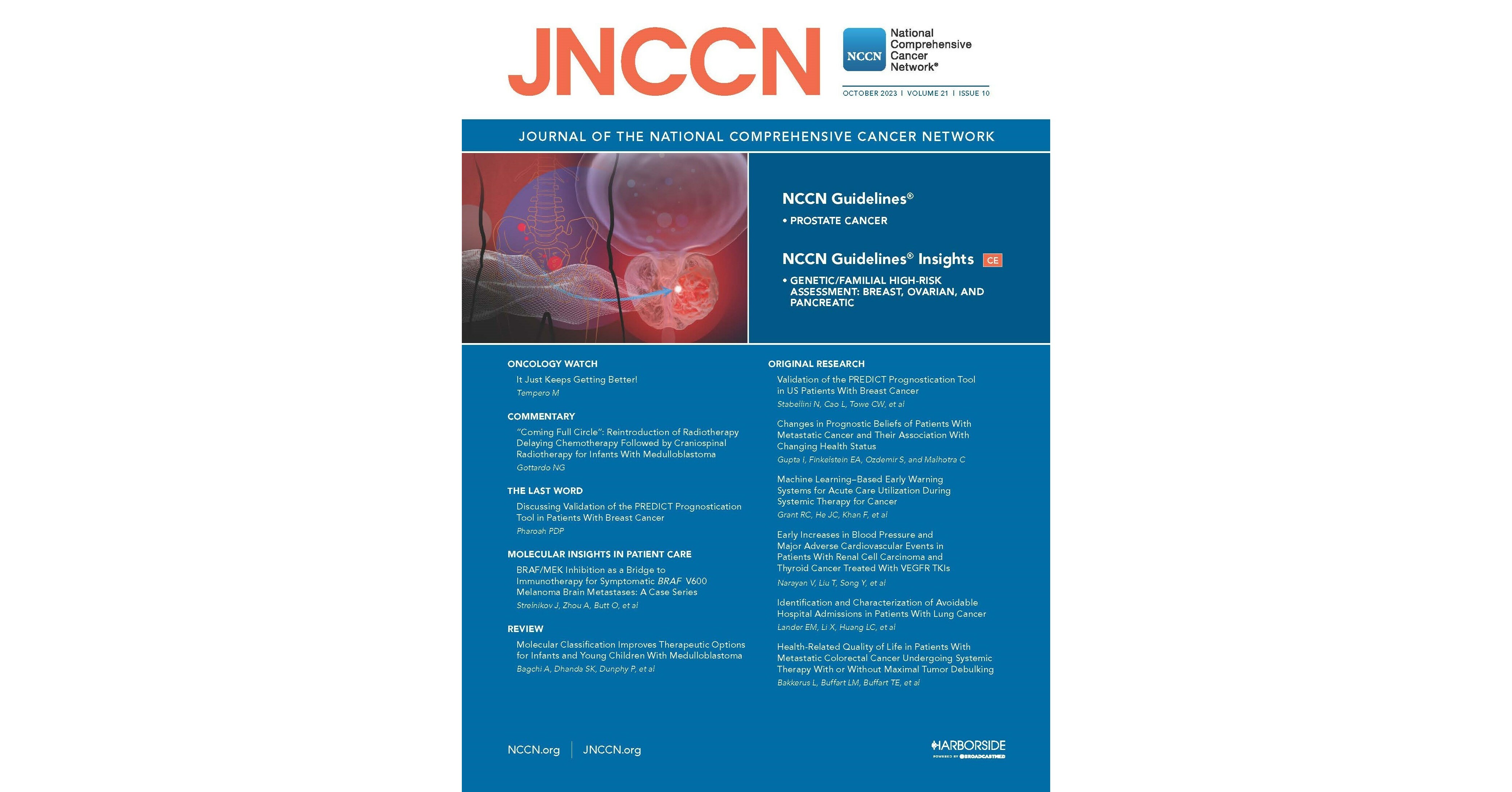 More Aggressive Treatment Doesn't Impact Quality of Life for Metastatic Colorectal Cancer Patients, According to New Study in JNCCN - PR Newswire