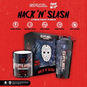 G FUEL and Warner Bros. Discovery Global Consumer Products Create Killer Collab with "Friday the 13th" Energy Drink
