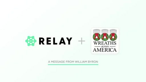 Hendrick Motorsports driver William Byron offers a message of support for Wreaths Across America.