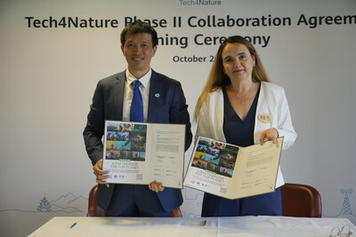 IUCN e Huawei assinam contrato de colaboração da fase II do Tech4Nature