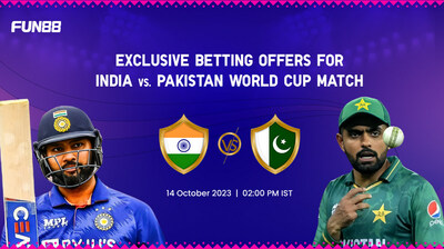 Betting Offers for India vs Pakistan World Cup Match