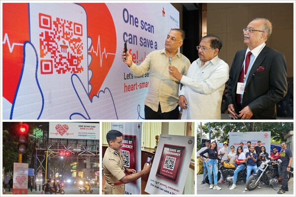 Manipal Hospitals Paints Bengaluru with Red Hearts on Traffic Signals & Empowers Guardians of the Hearts to Make the City a Heart Smart City!