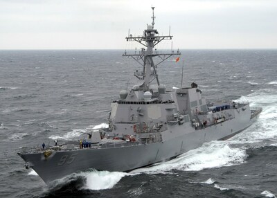 General Dynamics NASSCO was awarded a U.S. Navy contract valued at up to <money>$754 million</money> for the maintenance, modernization and repair of the guided-missile destroyers USS Chung-Hoon (DDG-93) and USS James E. Williams (DDG-95), pictured here. U.S. Navy photo.